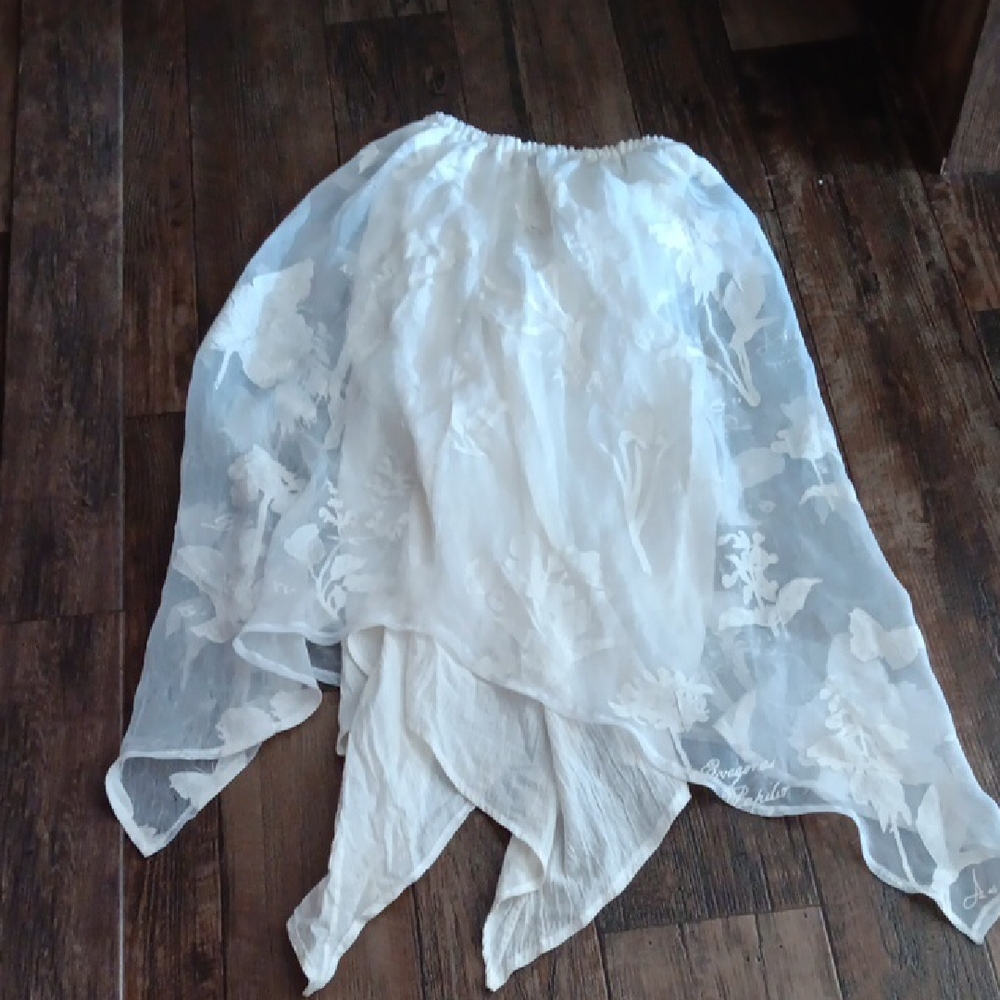 Beautiful Sheer Skirt For The Beach Size 10 But, It Would Fit A 12 As Well